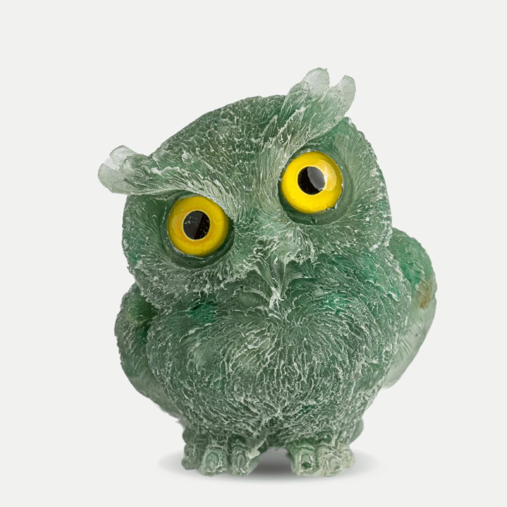 Bufnita din Aventurin Verde – Simbolul Intelepciunii si Norocului [1]