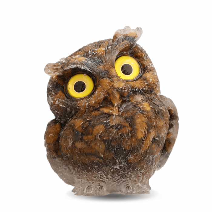 Figurina Bufnita din Ochi de Tigru – Protectie si Claritate Mentala [1]