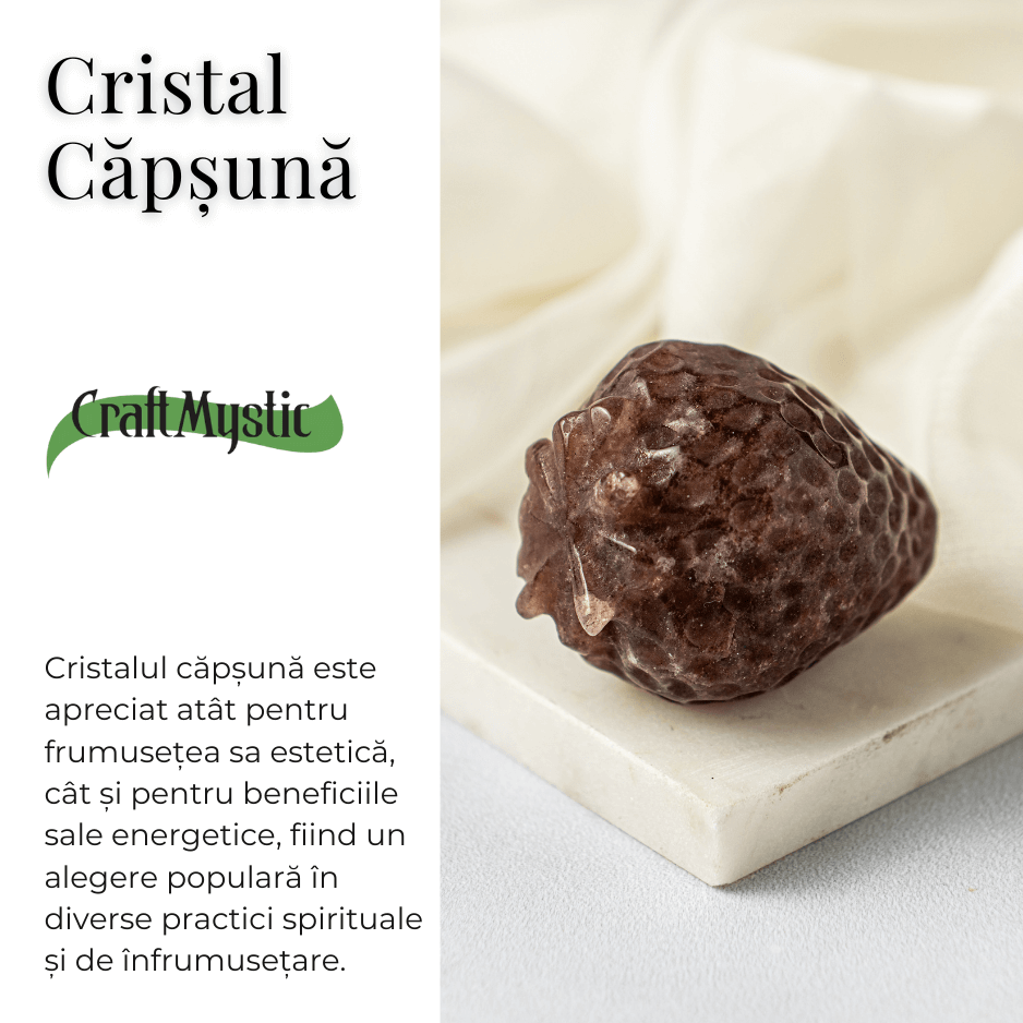 Figurina Cristal Capsuna – Atrage Dragostea si Echilibrul Emotional [5]