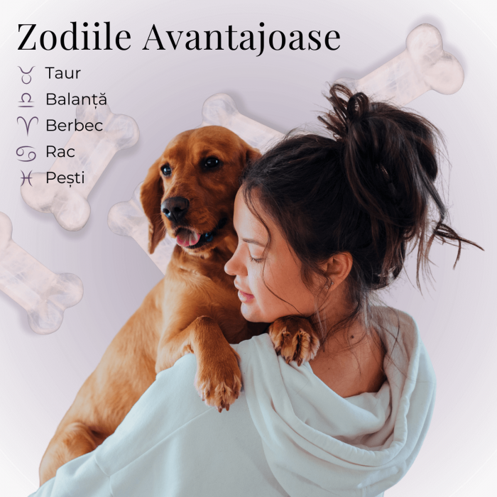 Figurina in Forma de Os din Cristale Naturale - Ametist, Ochi de Tigru, Obsidian si Cuart Roz, 30mm [20]