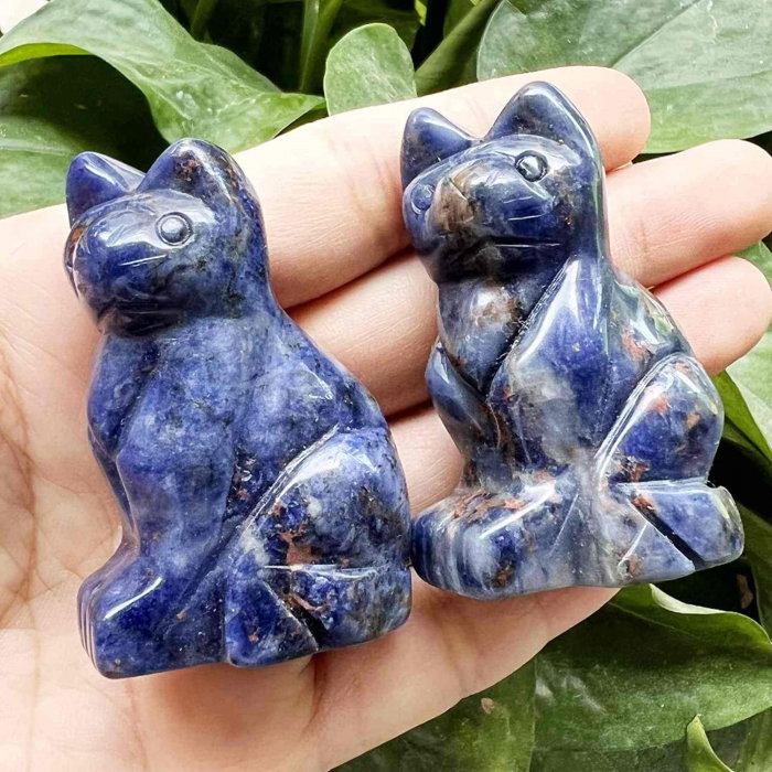 Figurina 5 cm inger din cristal vindecator Obsidian - Sculptura manuala din piatra naturala lustruita - Decor pentru camera birou cu energie reiki pentru femei barbati - Copie [2]