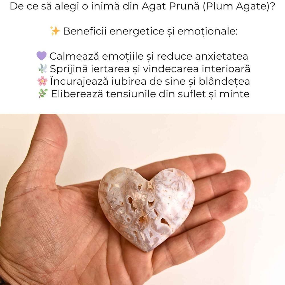 Inima din Agat Pruna – Liniste si iubire in forma pura [3]