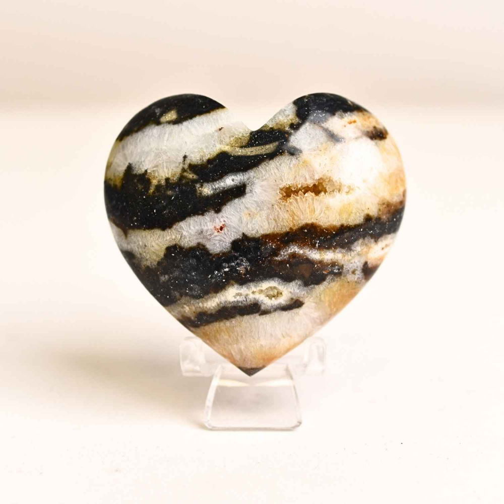 Inima din Zebra Jasp Indonezian – Echilibru si claritate emotionala [1]