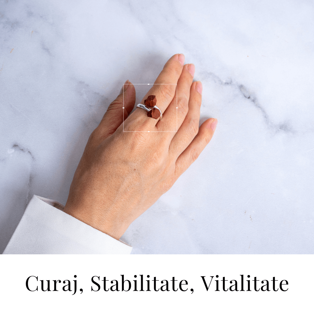 Inelul curajului – Dublu Jasp rosu pentru forta interioara si vitalitate [2]