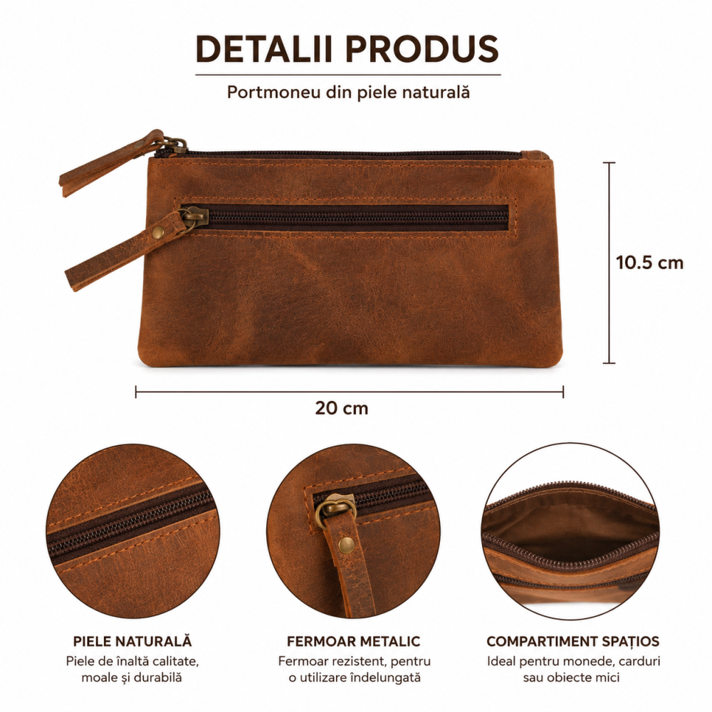 Portofel Dreptunghiular din Piele Naturala – Eleganta si Organizare Zilnica [3]