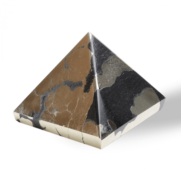 Piramida Sculptata Manual 60mm din Piatra Pirita Naturala [1]
