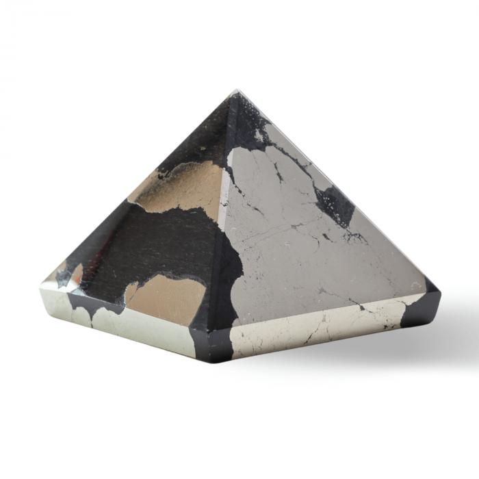 Piramida Sculptata Manual 60mm din Piatra Pirita Naturala [1]