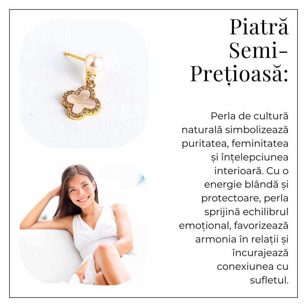 Talisman delicat cu perla si scoica – Cercei norocosi pentru fiecare zi [5]