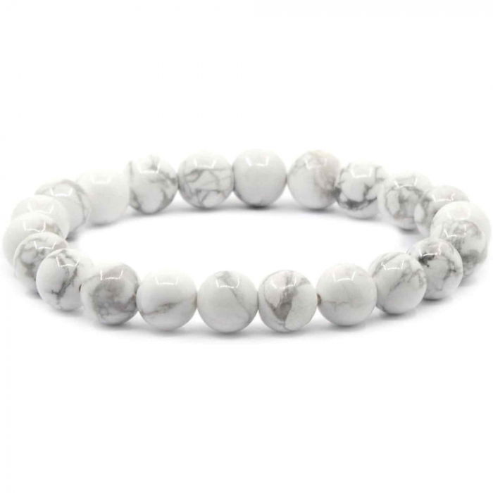 Bratara cu margele 8mm din pietre semipretioase naturale din turcoaz - Aduce echilibru [1]