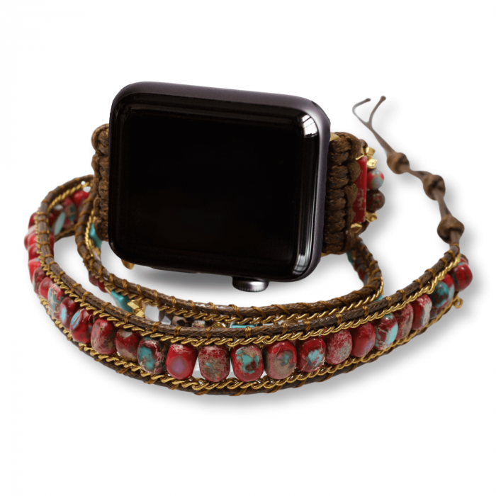 Bratara din Cristale Jasp Imperial pentru Smartwatch Apple, Model 38 mm sau 42 mm [1]