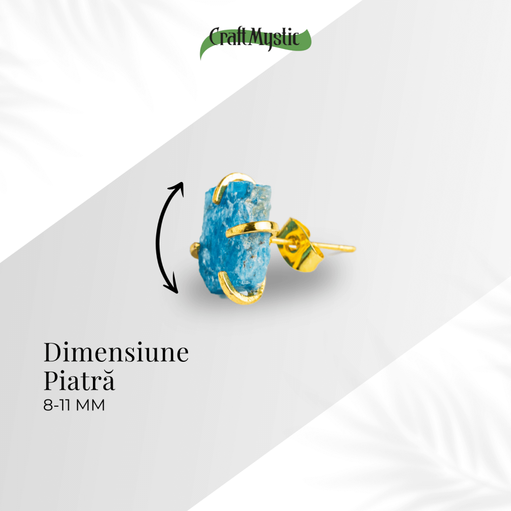 Cercei de Claritate si Inspiratie – Apatit Natural si Finisaj Auriu [4]