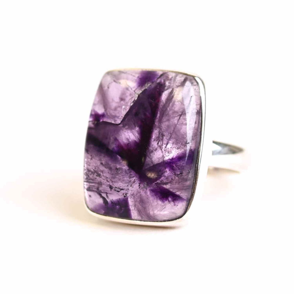 Inel argint 925 cu Atomic Trapiche Ametist dreptunghiular – Claritate si Protectie Spirituala [1]