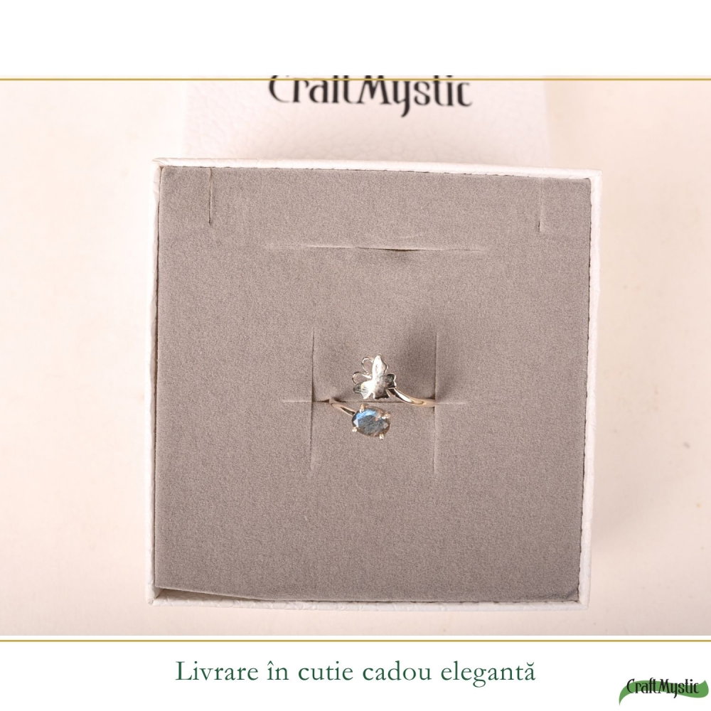 Inel argint 925 cu Labradorit fluture – transformare si protectie [6]