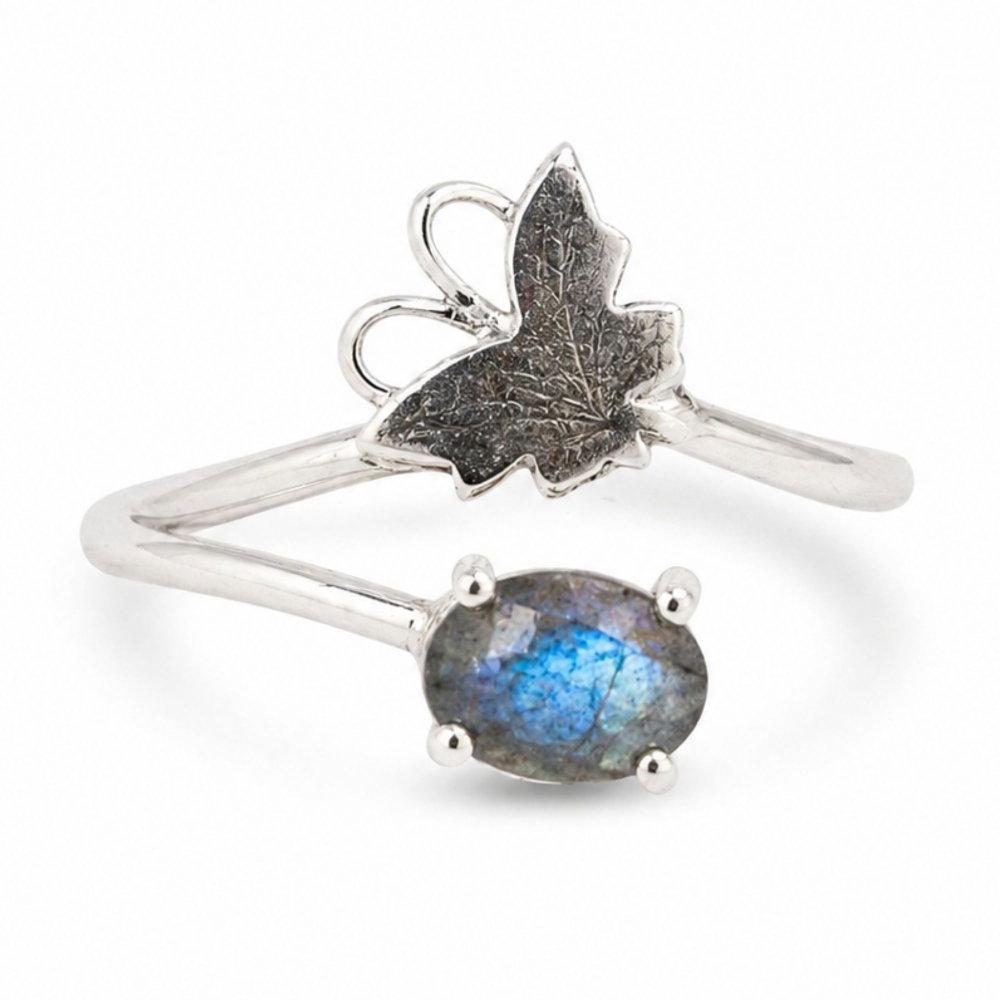 Inel argint 925 cu Labradorit fluture – transformare si protectie [1]