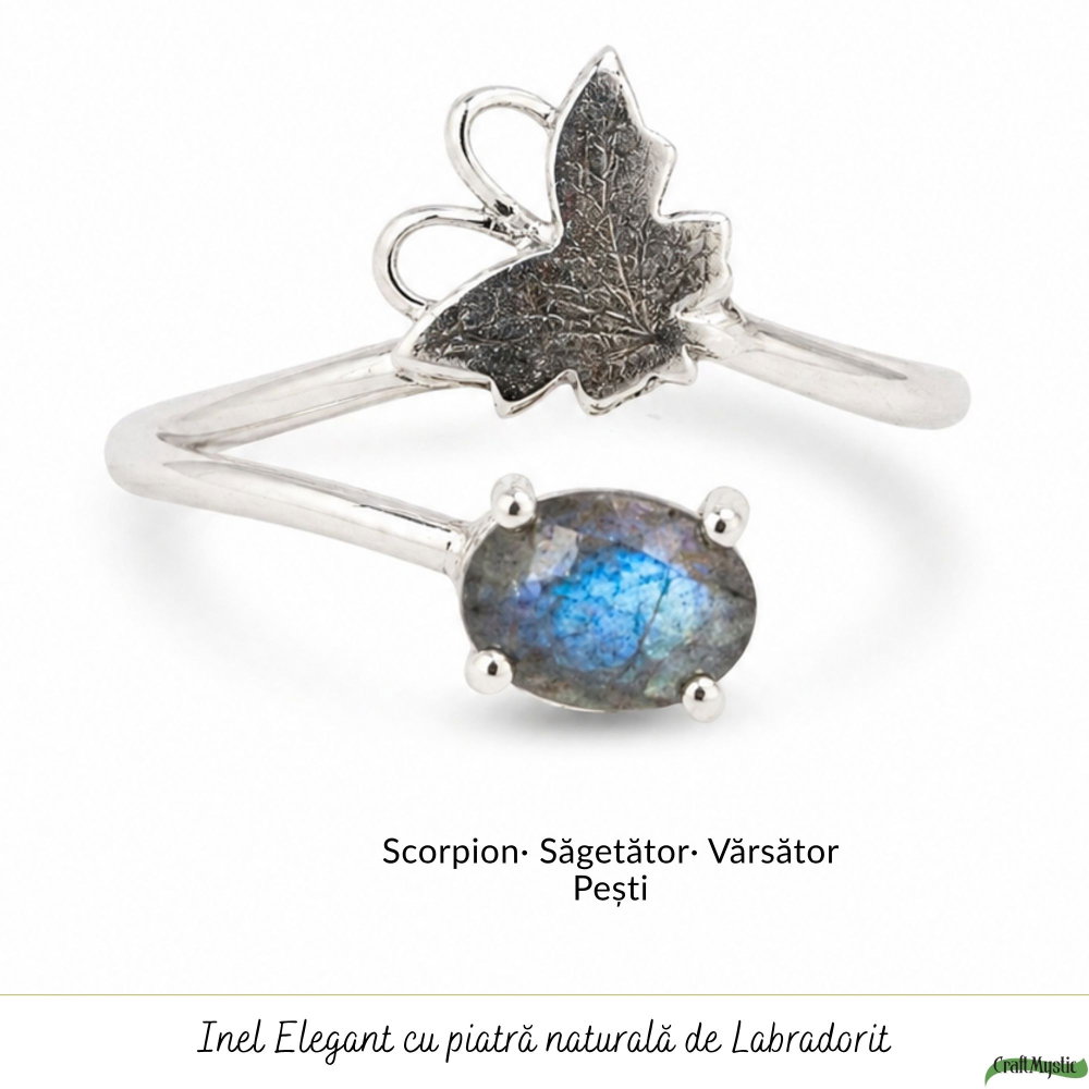 Inel argint 925 cu Labradorit fluture – transformare si protectie [5]