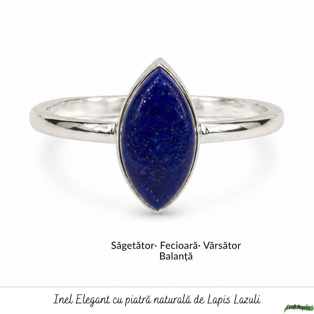 Inel argint 925 cu Lapis Lazuli delicat – claritate si eleganta fina [5]