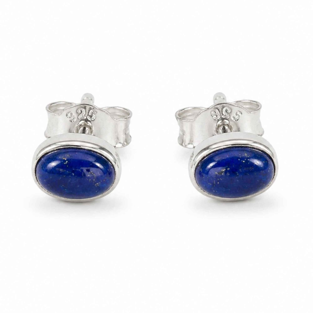 Cercei Lapis Lazuli Oval Argint 925 – Claritate si Eleganta [1]