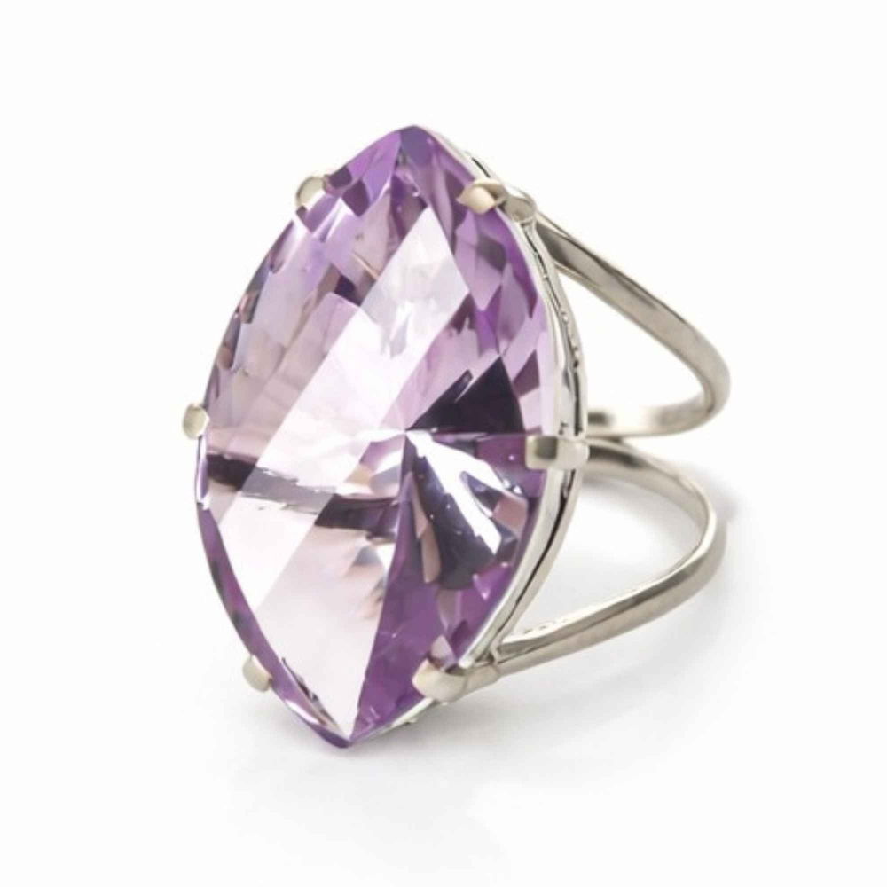 Inel Argint 925 cu Ametist Fatetat Delica – Echilibru si Eleganta Naturala [1]