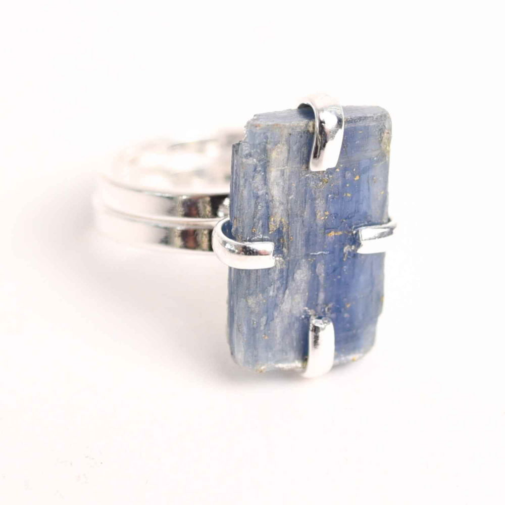 Inel Argintiu cu Kianit (cianit) Albastru - Claritate si Echilibru [1]