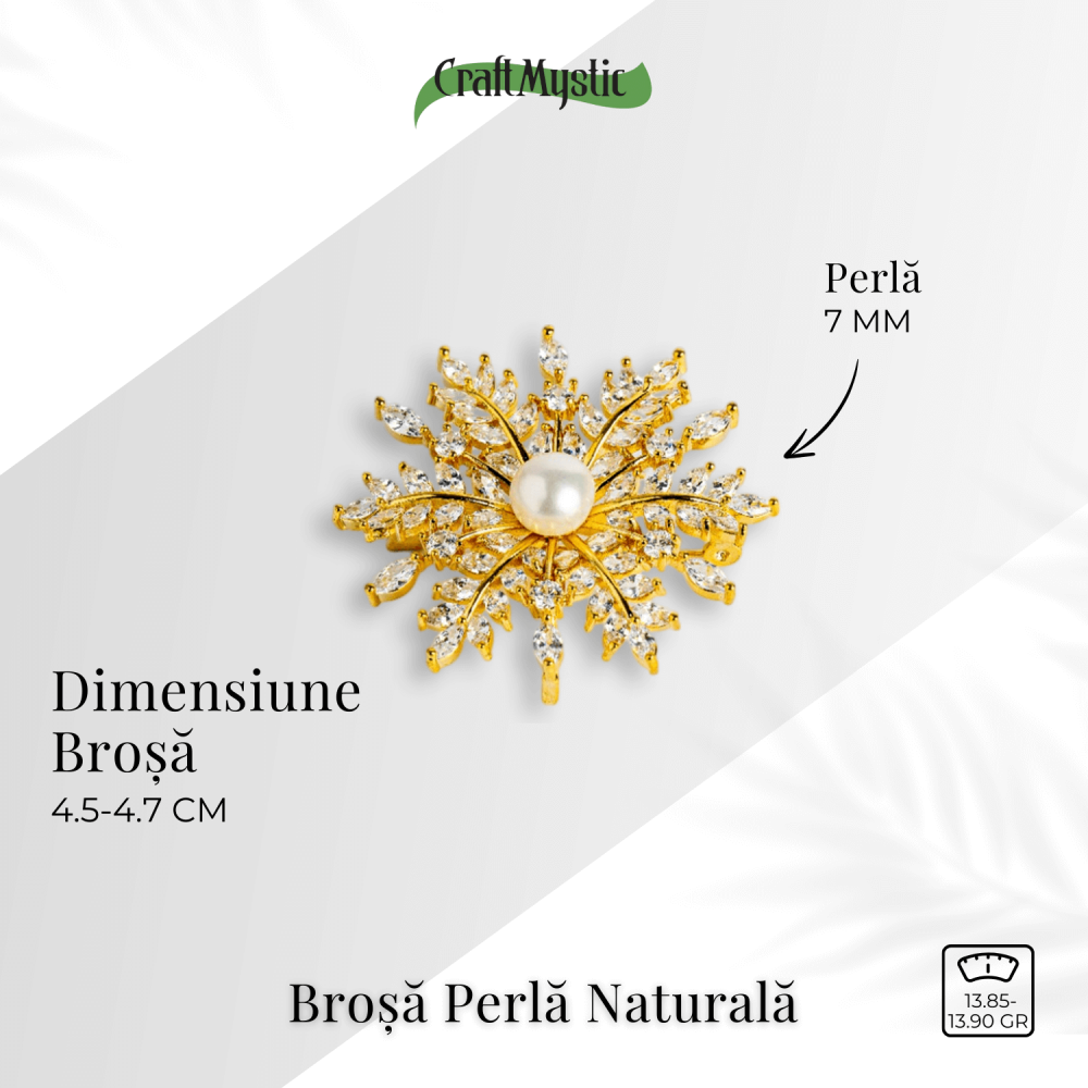 Brosa perla naturala – Un fulg stralucitor pentru momente speciale [3]