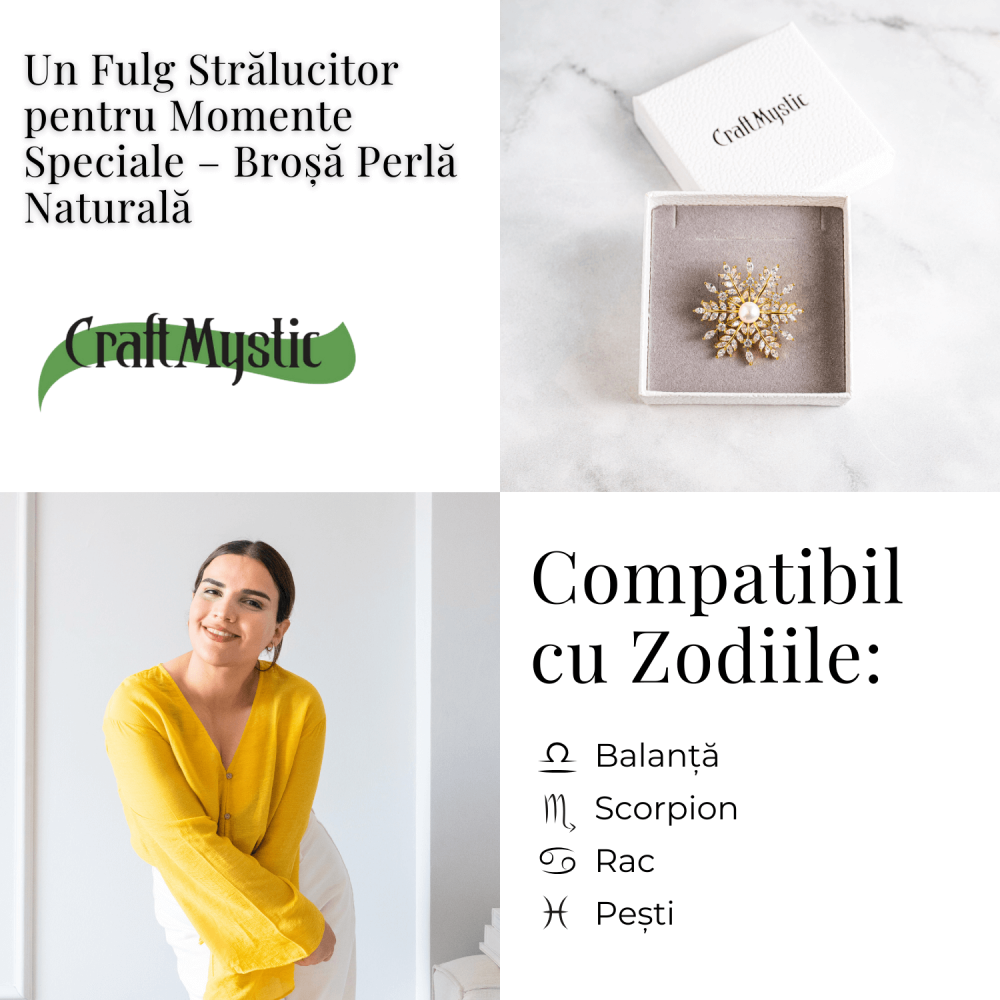 Brosa perla naturala – Un fulg stralucitor pentru momente speciale [4]