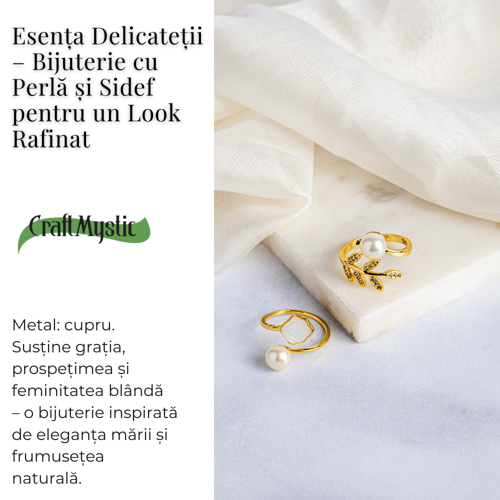 Esenta delicatetii – Bijuterie cu perla si sidef pentru un look rafinat [3]