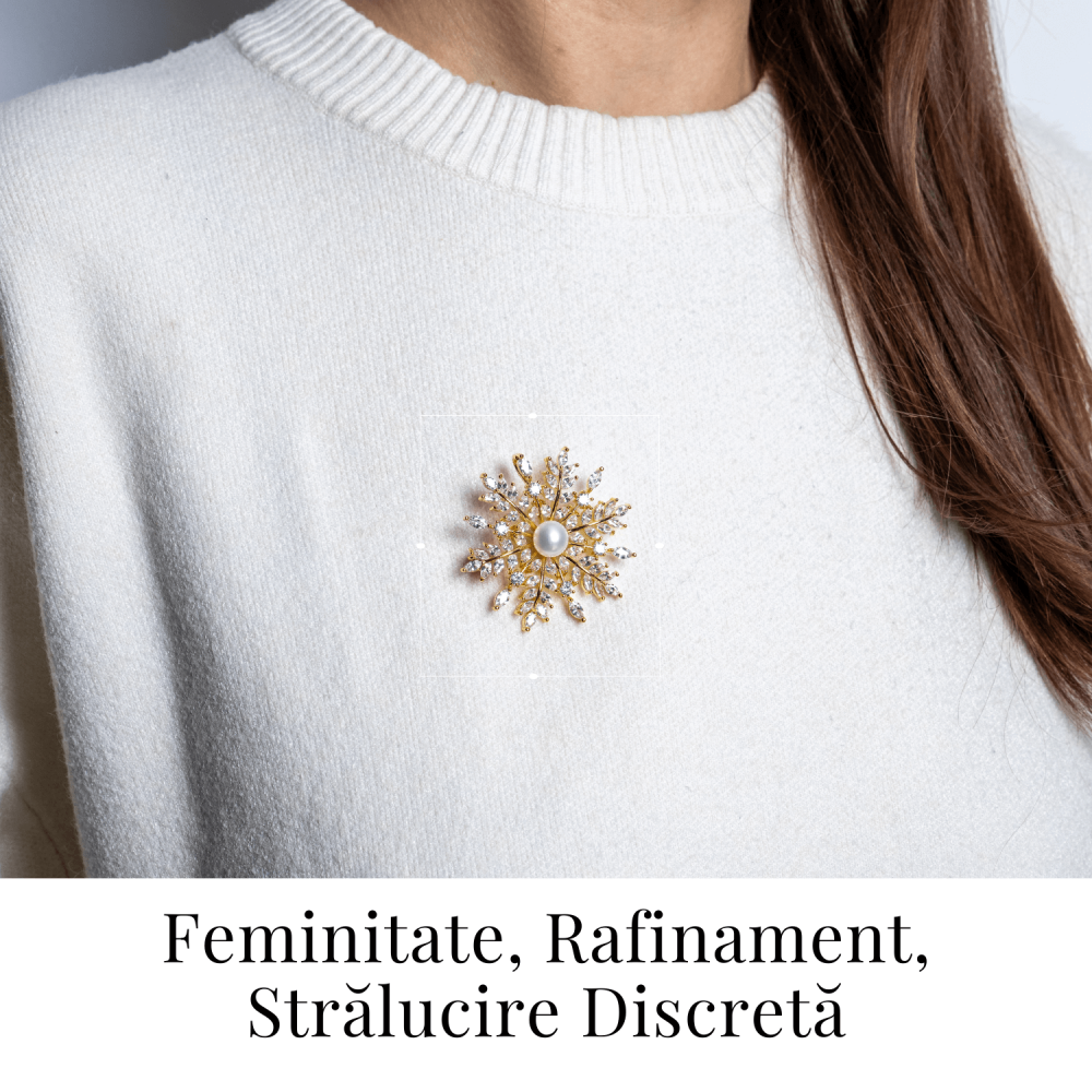 Brosa perla naturala – Un fulg stralucitor pentru momente speciale [2]