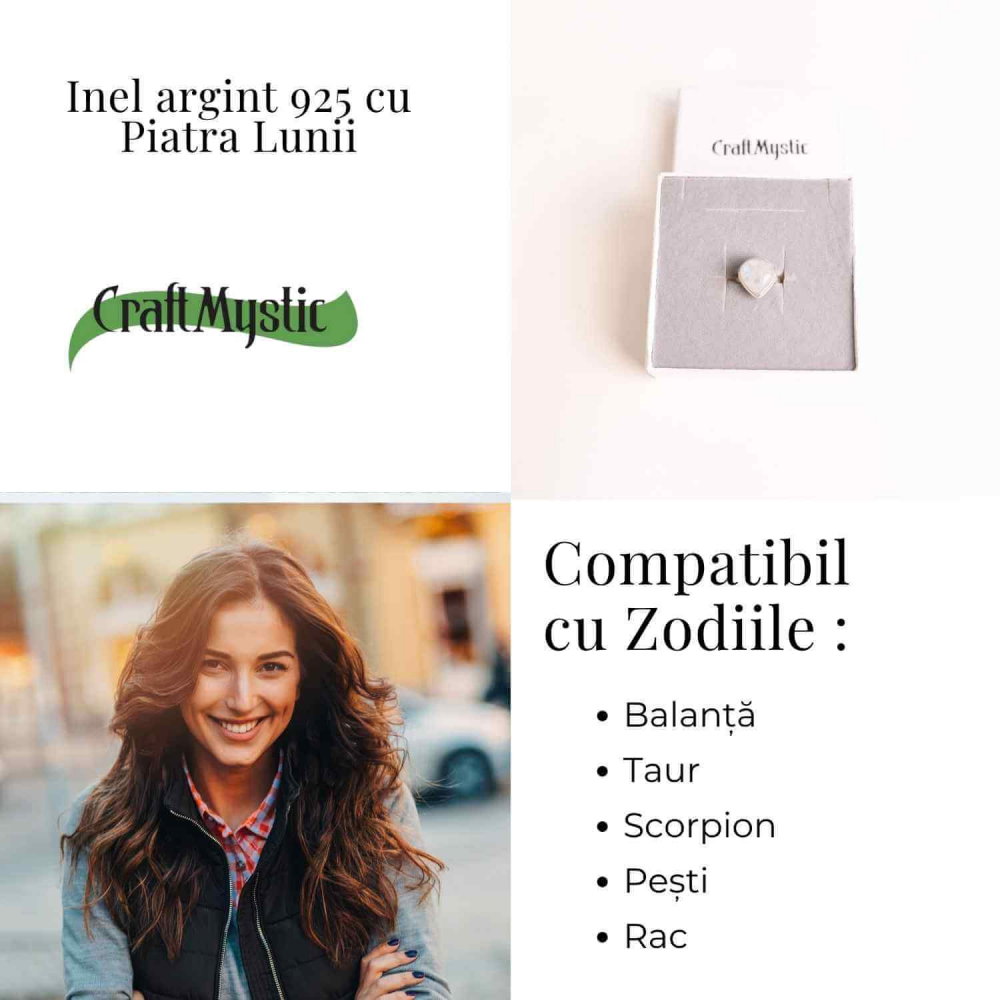 Inel din Argint 925 cu Piatra Lunii – Echilibru Emotional si Intuitie Amplificata [5]