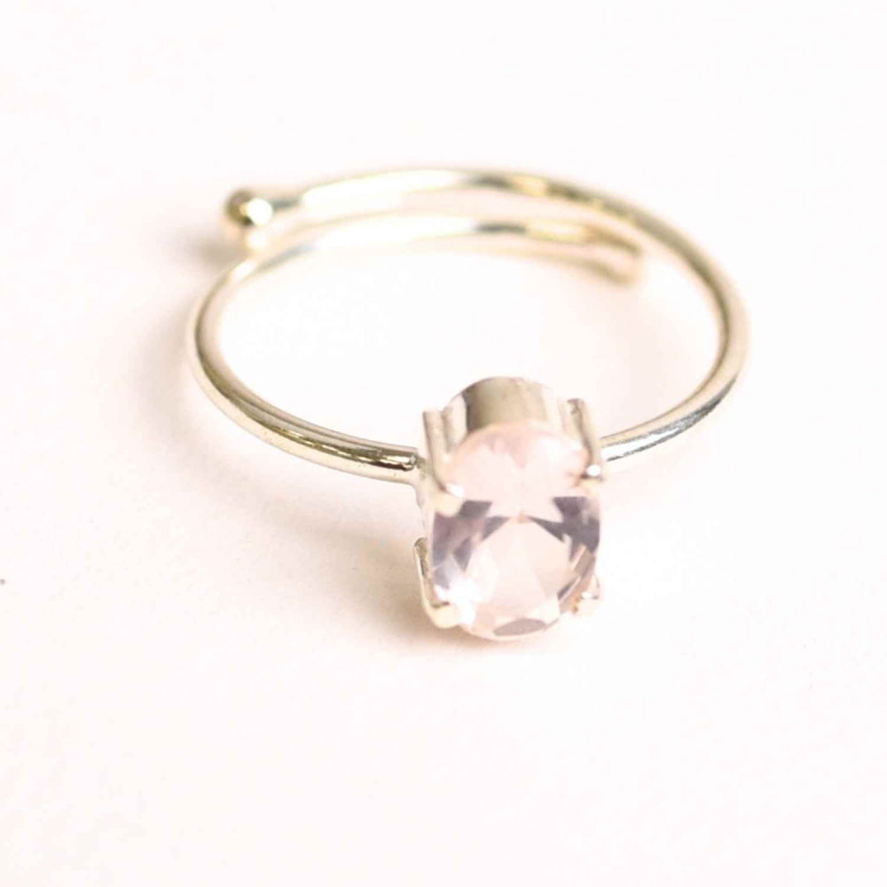 Inel din Argint 925 cu Cuart Roz – Iubire Interioara si Armonie Emotionala [6]