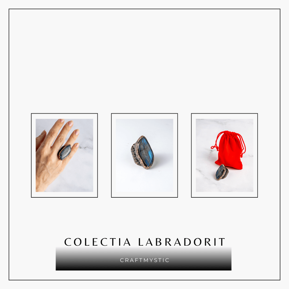 Talismanul Intuitiei – Inel Vintage cu Labradorit, Piatra Transformarii Interioare [8]