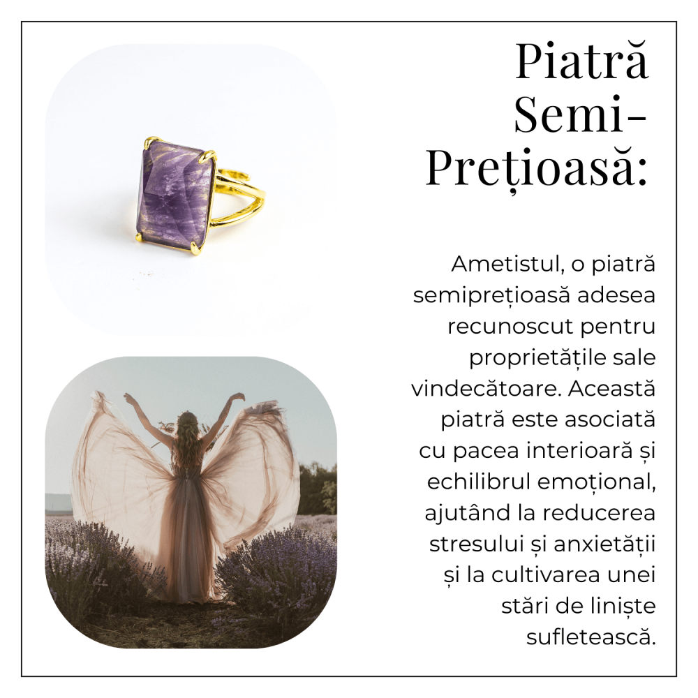 Conexiune Spirituala – Inel cu Ametist si Vibratie Inalta [6]