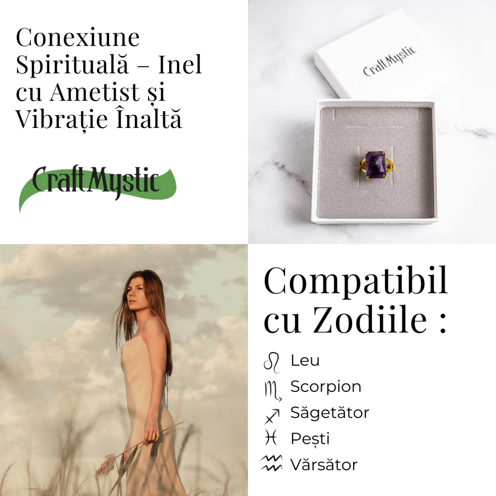 Conexiune Spirituala – Inel cu Ametist si Vibratie Inalta [5]