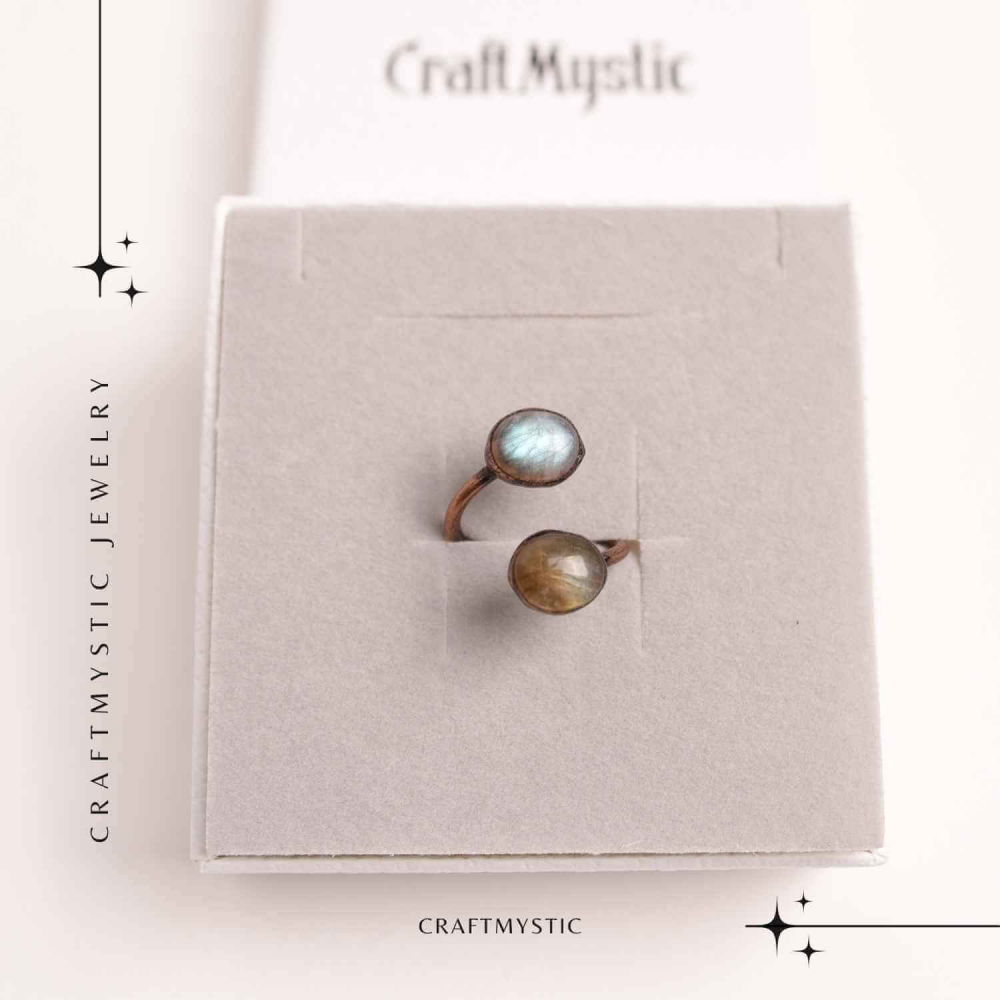 Inel reglabil cu dublu Labradorit – Protectie si echilibru energetic [6]