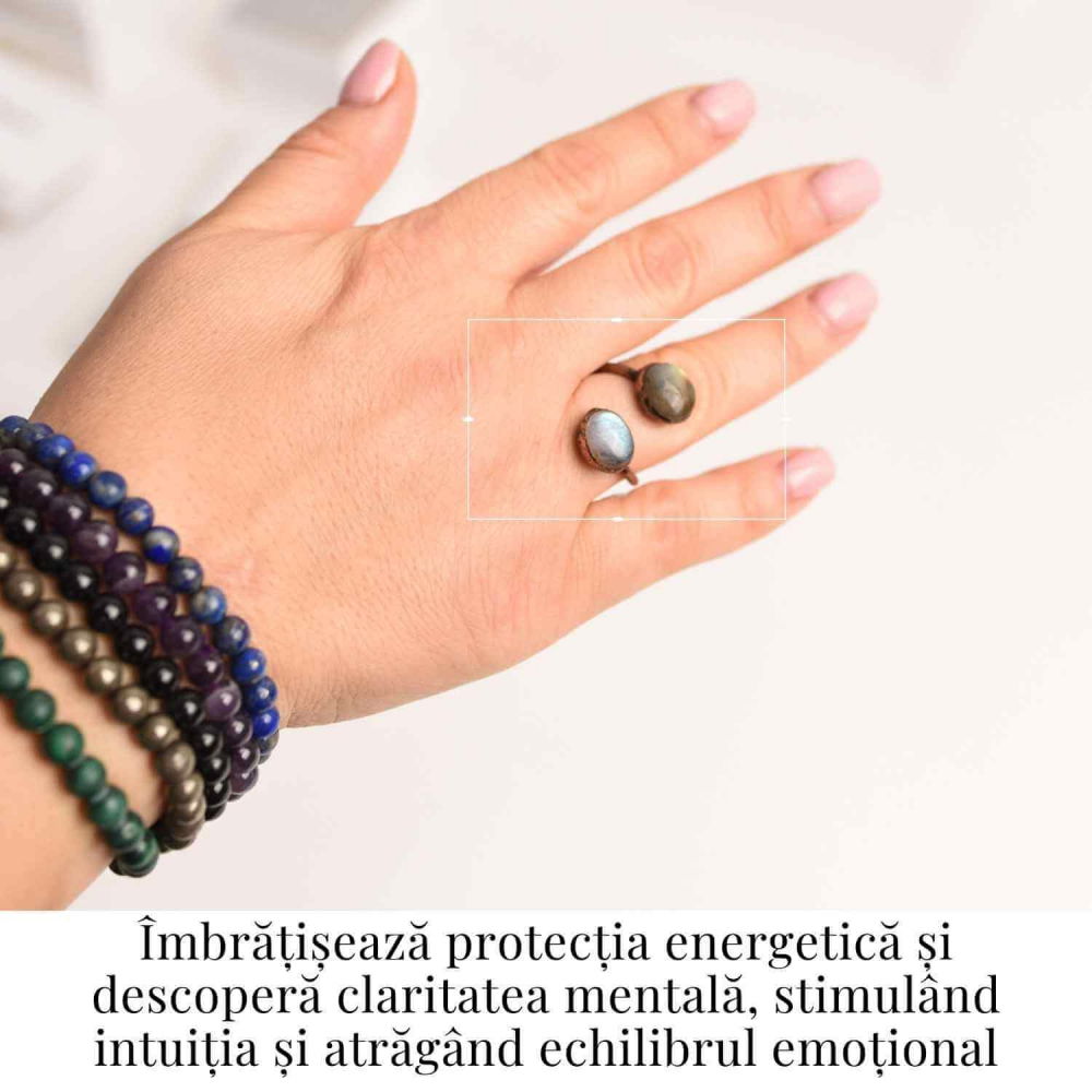 Inel reglabil cu dublu Labradorit – Protectie si echilibru energetic [2]