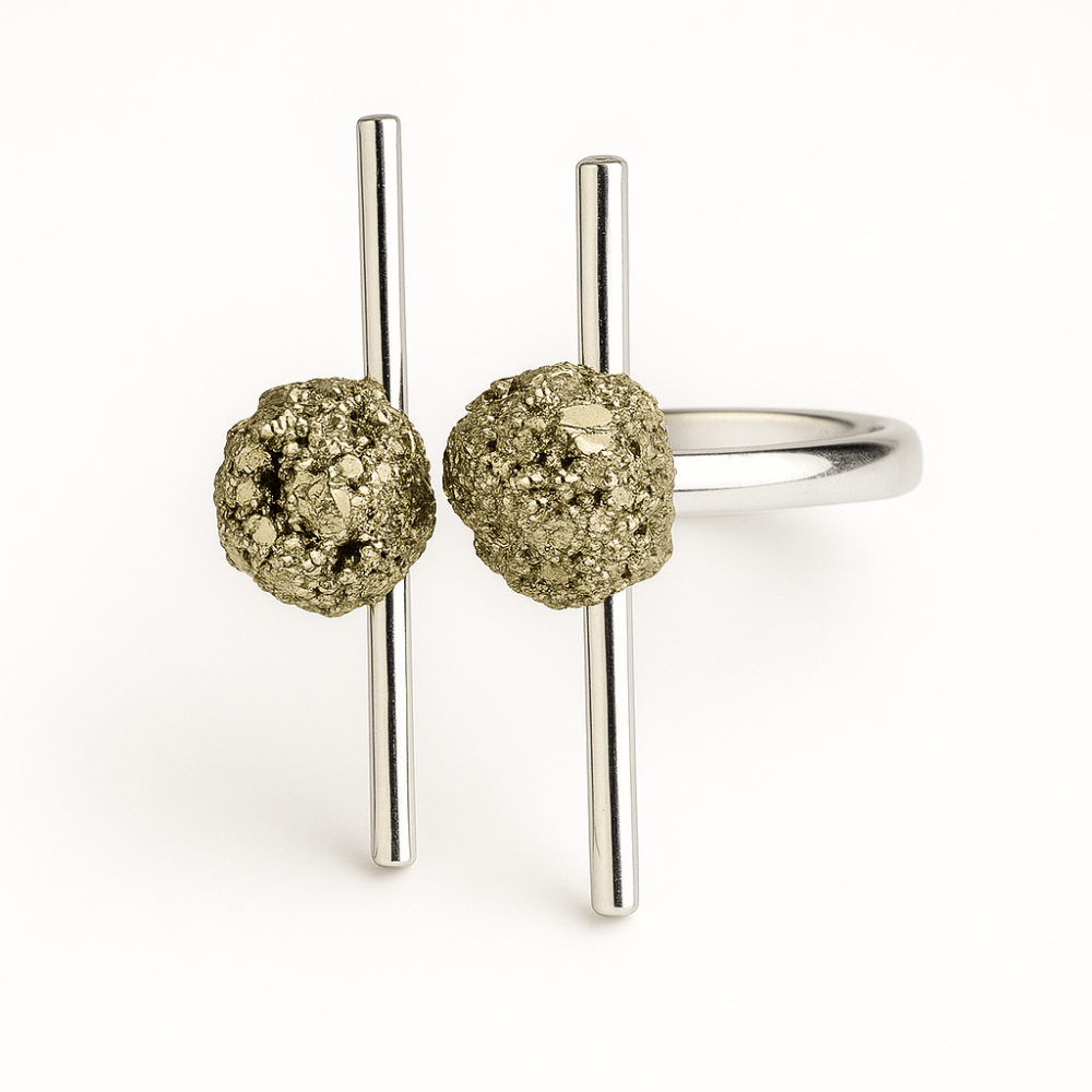 Inelul abilitatii si prosperitatii – Pirita naturala bruta [1]