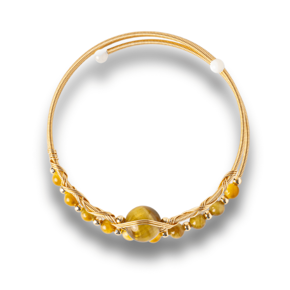 Putere si Protectie – Bratara din Ochi de Tigru auriu Natural [9]