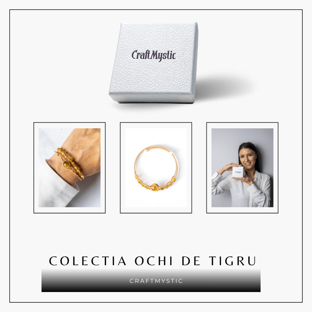 Putere si Protectie – Bratara din Ochi de Tigru auriu Natural [8]