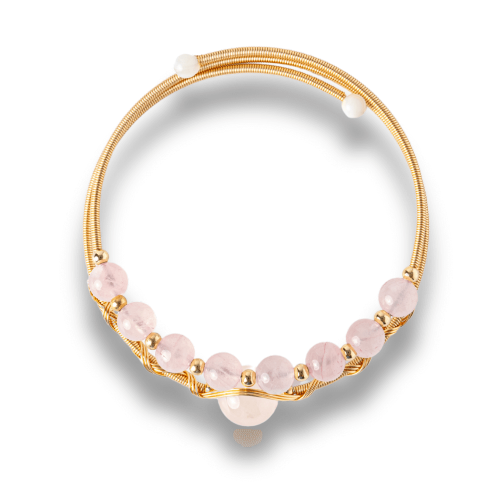 Iubire si Armonie – Bratara din Cuart Roz Natural [7]