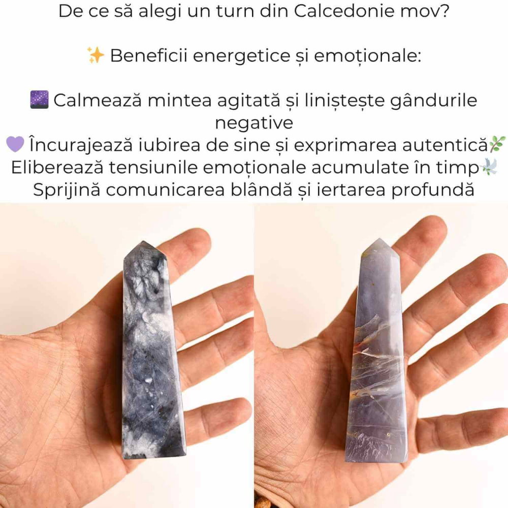 Turn din Calcedonie Mov – Claritate in ganduri, liniste in suflet [3]