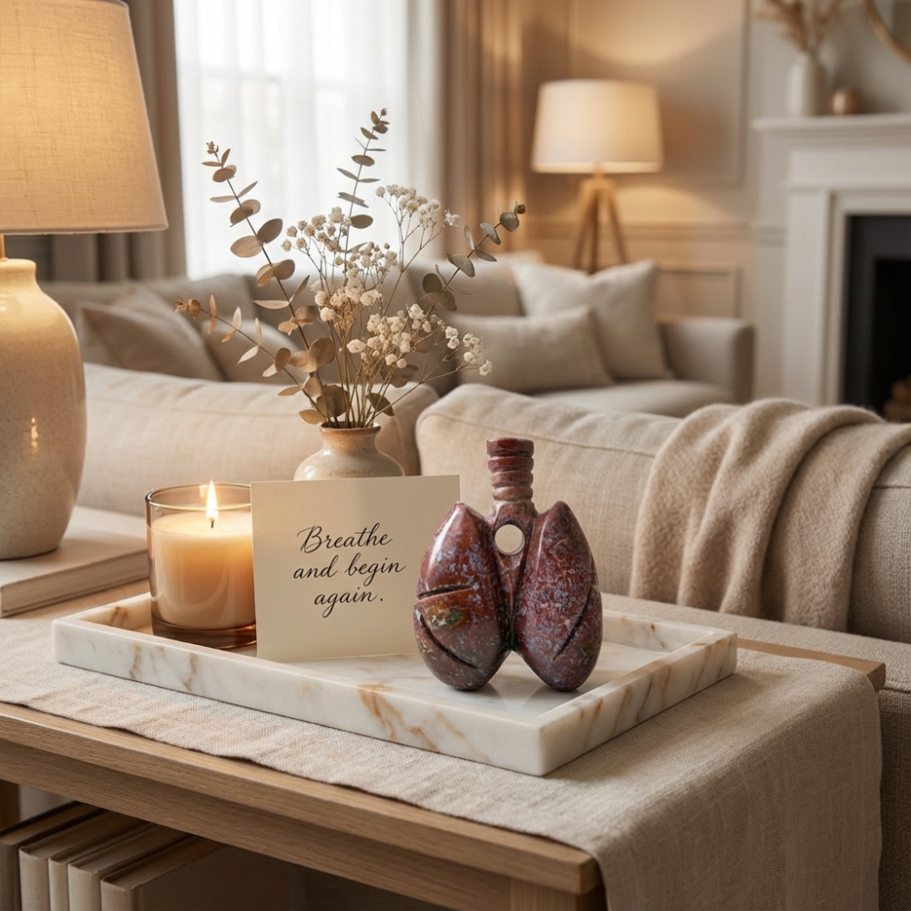 Sculptura Plaman din Jasp Breciat – Piatra Naturala Sculpata Manual (9x7 cm) [3]