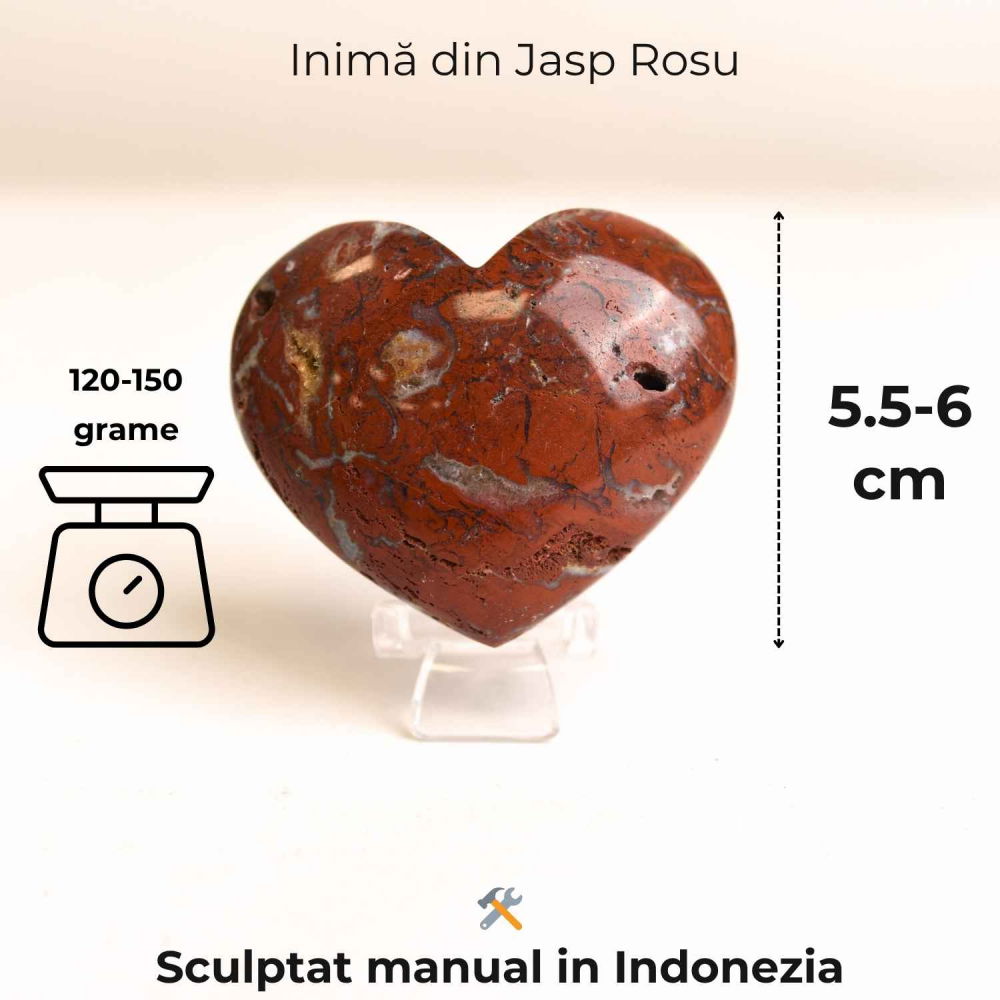 Inima din Jasp Rosu – Curaj si forta interioara in forma pura [2]