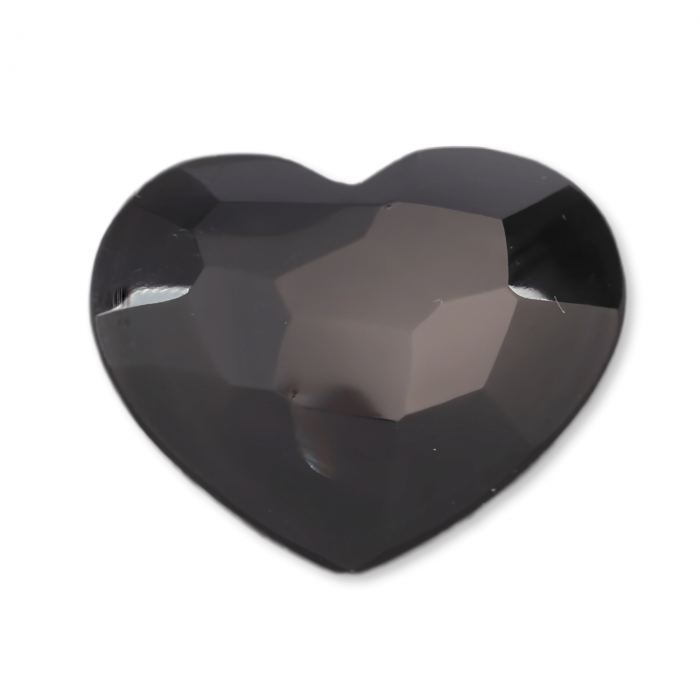 Inimioara Decorativa 30 mm din Obsidian Negru Fatetat Mexican [1]