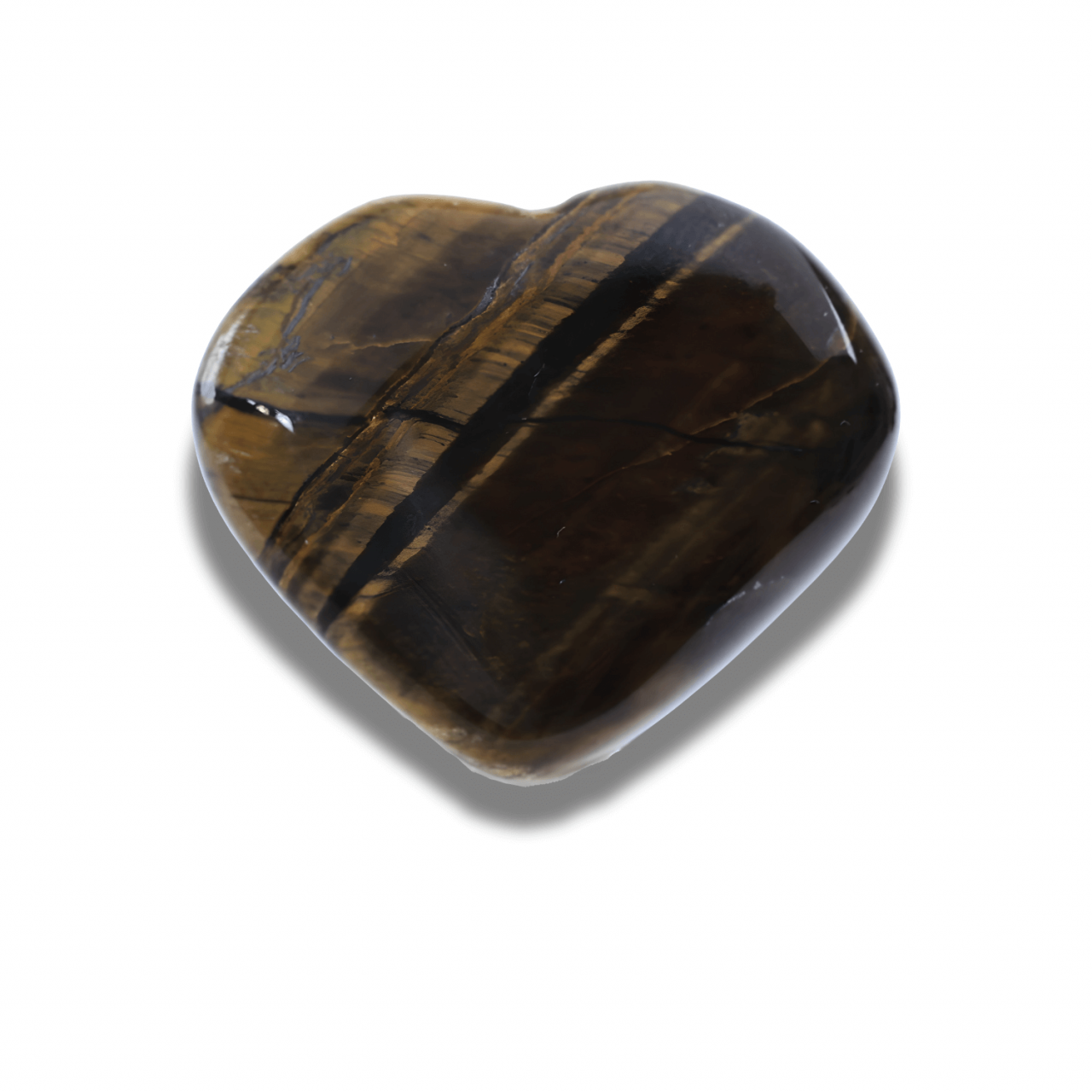 Inima Sculptata Manual de 30mm din Ochi de Tigru - Protectie si Curaj [5]
