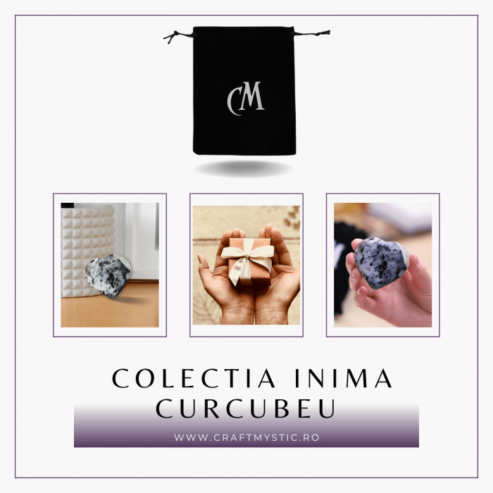 Inima Sculptata Manual de 55-60mm din Piatra Lunii Curcubeu Naturala [7]