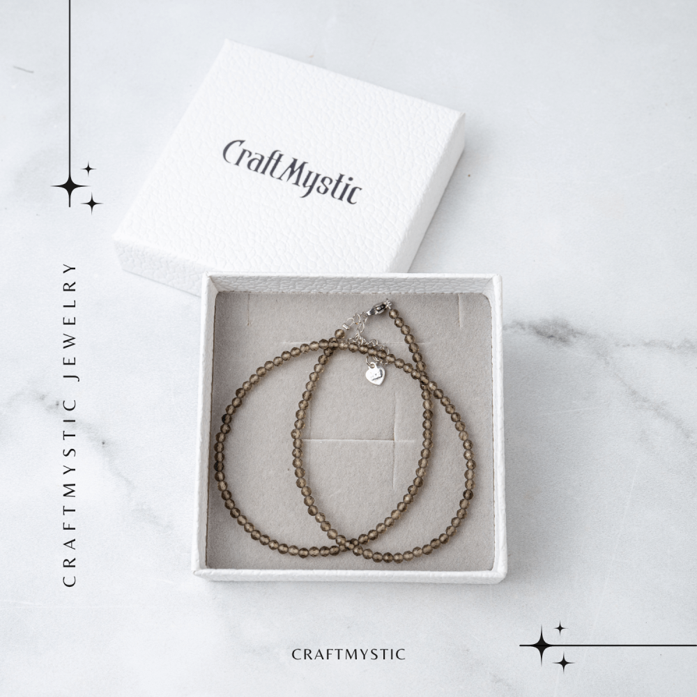 Colier cu Cuart Fumuriu Fatetat – Protectie, Claritate si Echilibru Emotional [7]