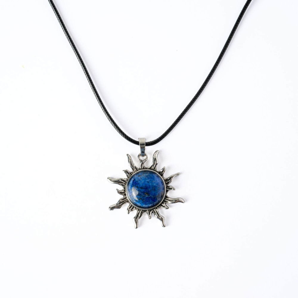 Intelepciune si Creativitate – Colier Soare cu Lapis Lazuli Natural [9]