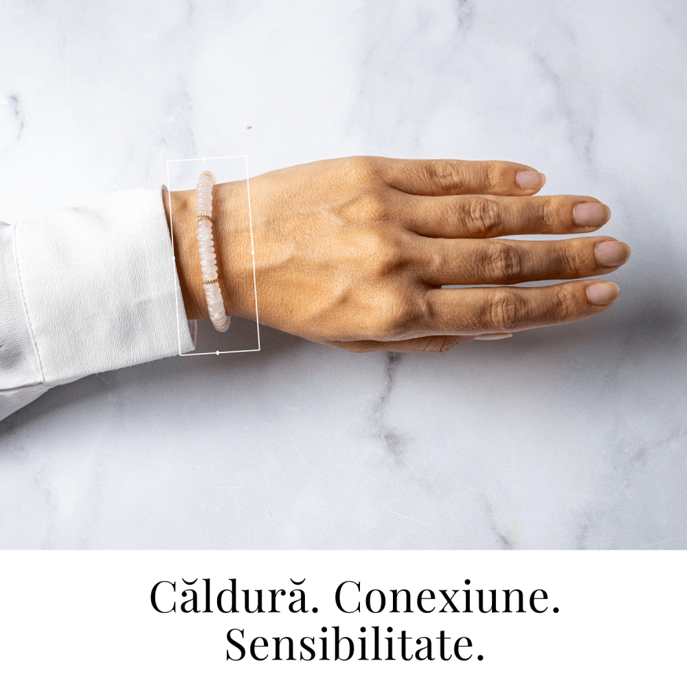 Iubire si Armonie – Bratara din Cuart Roz Natural [2]