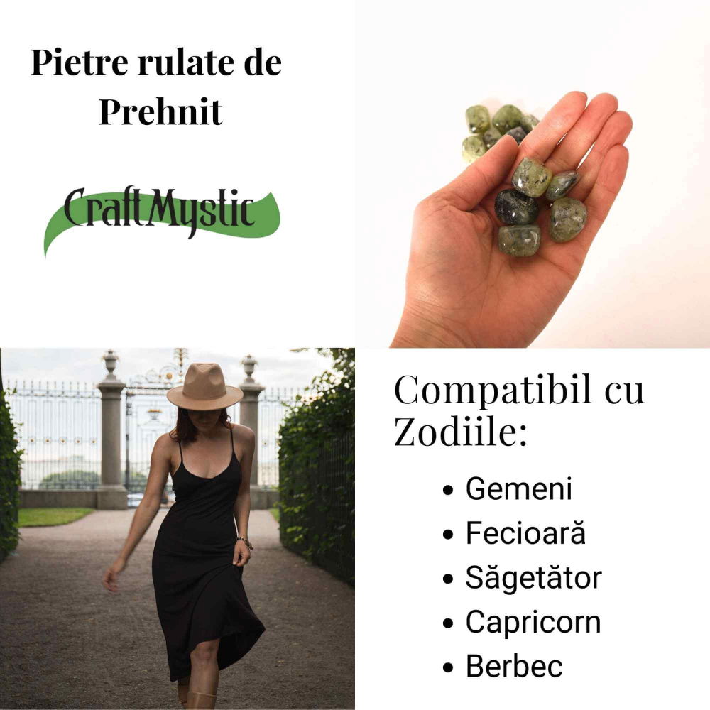 Prehnit rulat – o piatra a calmului interior si a claritatii blande [5]