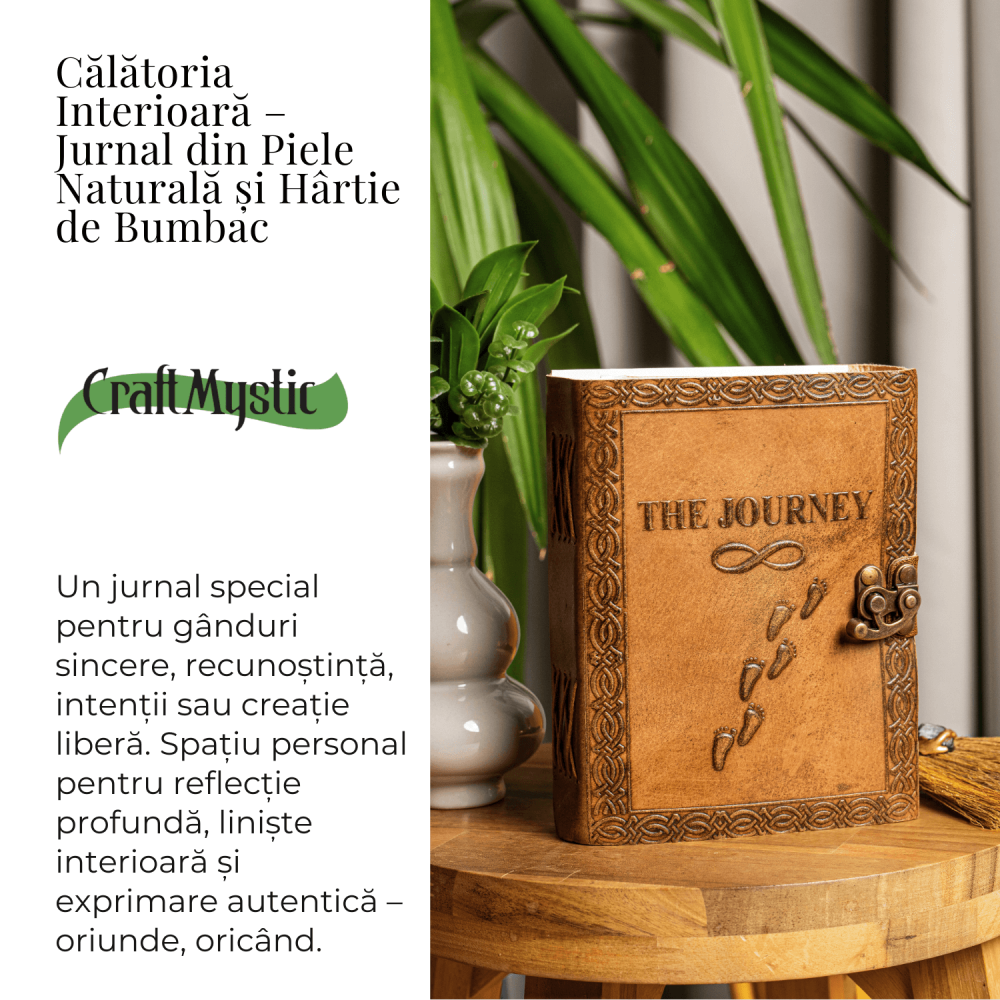 Calatoria Interioara – Jurnal din Piele Naturala si Hartie de Bumbac [4]