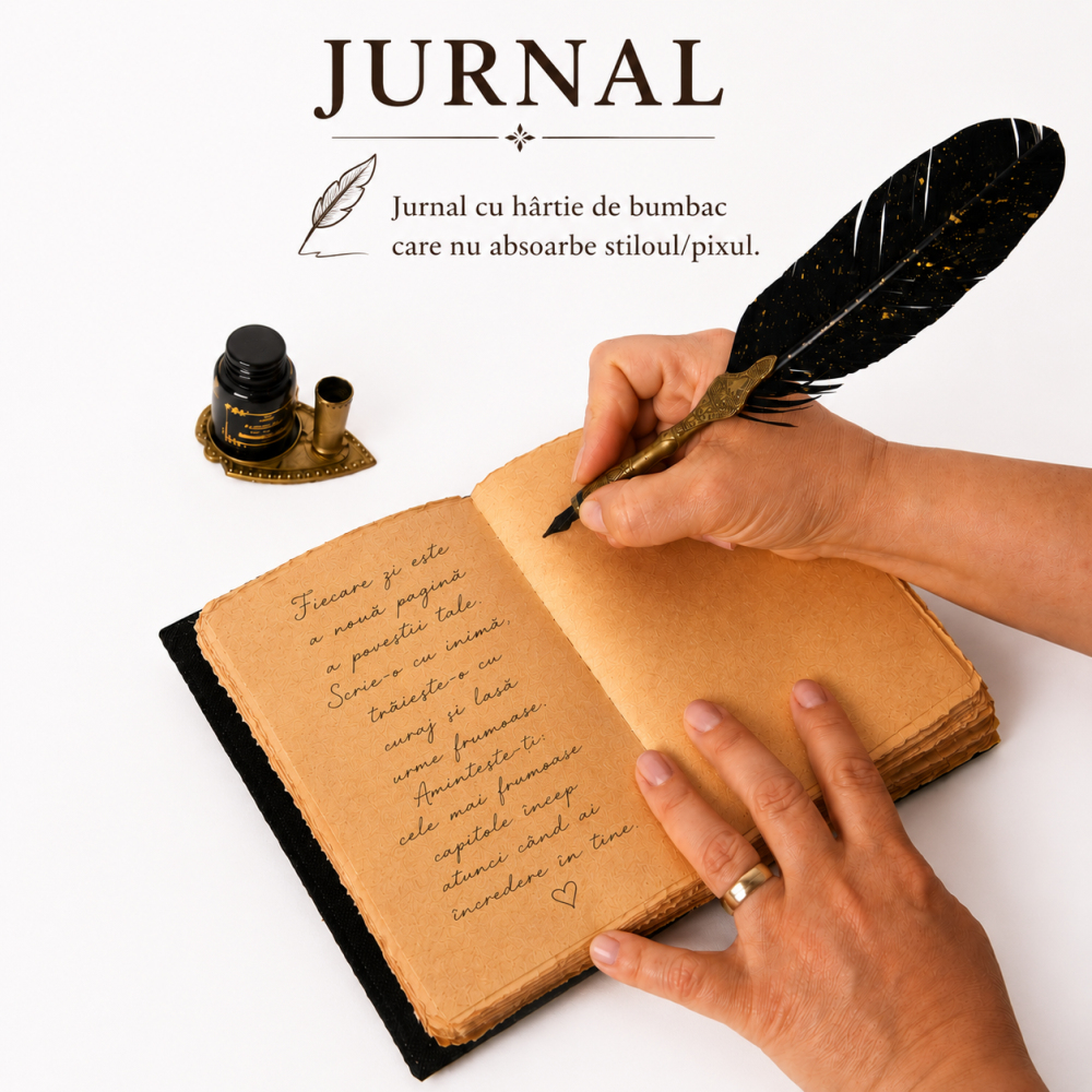 Jurnal vintage pentru magie model "Book of Shadow"  cu 7 pietre pentru cele 7 chakre - Jurnal cu inchidere cu lacat, handmade din piele vintage, cadou pentru femei si barbati [3]